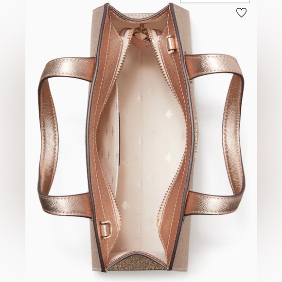 Kate Spade Tinsel Satchel Rose Gold - Picture 5 of 5